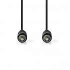 Nedis Digitaal Coaxiaal (SPDIF) kabel - Nedis - 1 meter (Zwart) CAGP24170BK10 N010303000 Nedis Digitaal Coaxiaal (SPDIF) kabel - Nedis - 1 meter (Zwart) CAGP24170BK10 N010303000