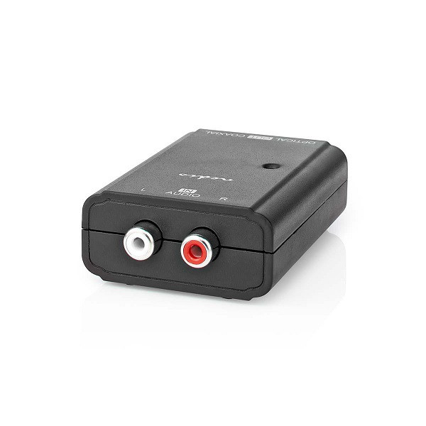 Nedis Digitale audio omvormer | Nedis | 2x Tulp stereo RCA → Optisch Toslink of Coaxiaal RCA S/PDIF (1-wegs) ACON2508BK K020401026 - 2