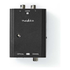 Nedis Digitale audio omvormer | Nedis | 2x Tulp stereo RCA → Optisch Toslink of Coaxiaal RCA S/PDIF (1-wegs) ACON2508BK K020401026 - 5
