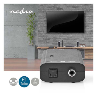 Nedis Digitale audio omvormer | Nedis | 2x Tulp stereo RCA → Optisch Toslink of Coaxiaal RCA S/PDIF (1-wegs) ACON2508BK K020401026 - 7