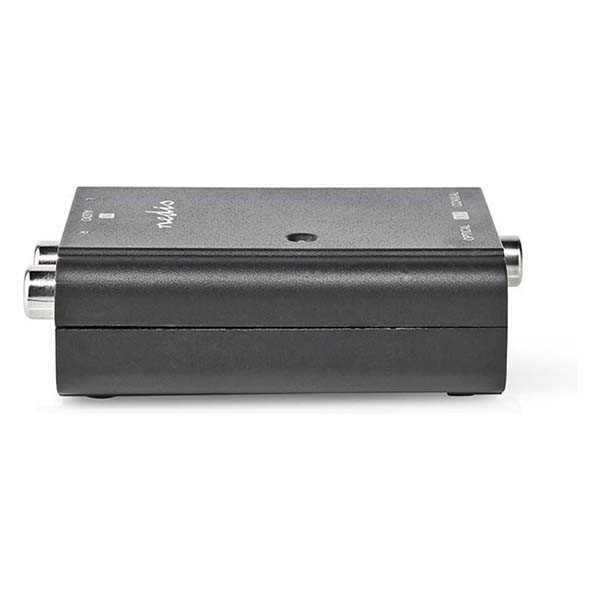 Nedis Digitale audio omvormer | Nedis | 2x Tulp stereo RCA → Optisch Toslink of Coaxiaal RCA S/PDIF (1-wegs) ACON2508BK K020401026 - 4