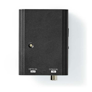 Nedis Digitale audio omvormer | Nedis | Coaxiaal RCA S/PDIF → Optisch Toslink (1-wegs) ACON2505BK K020401023 - 2
