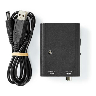Nedis Digitale audio omvormer | Nedis | Coaxiaal RCA S/PDIF → Optisch Toslink (1-wegs) ACON2505BK K020401023 - 6