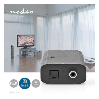 Nedis Digitale audio omvormer | Nedis | Coaxiaal RCA S/PDIF ↔ Optisch Toslink (2-wegs) ACON2507BK K020401025 - 6