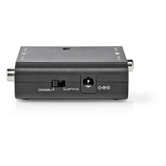 Nedis Digitale audio omvormer | Nedis | Coaxiaal RCA S/PDIF ↔ Optisch Toslink (2-wegs) ACON2507BK K020401025 - 3