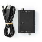 Nedis Digitale audio omvormer | Nedis | Coaxiaal RCA S/PDIF ↔ Optisch Toslink (2-wegs) ACON2507BK K020401025 - 5