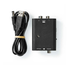 Nedis Digitale audio omvormer | Nedis | Optisch Toslink of Coaxiaal RCA S/PDIF → 2x Tulp stereo RCA (1-wegs) ACON2509BK K020401027 - 6