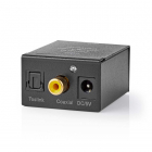 Nedis Digitale audio omvormer | Nedis | Optisch Toslink of Coaxiaal RCA S/PDIF → 2x Tulp stereo RCA (1-wegs, AUX) ACON2510BK K020401028
