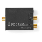 Nedis Digitale audio omvormer | Nedis | Optisch Toslink of Coaxiaal RCA S/PDIF → 2x Tulp stereo RCA (1-wegs, AUX) ACON2510BK K020401028 - 5