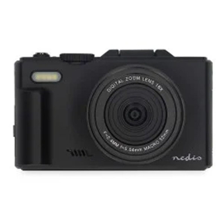 Nedis Digitale camera | Nedis | PCAM2570BK (3.0 inch IPS, 5K, 75MP, 1150 mAh, Microfoon, Micro SD) PCAM2570BK K105005346 - 2