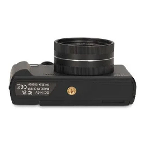Nedis Digitale camera | Nedis | PCAM2570BK (3.0 inch IPS, 5K, 75MP, 1150 mAh, Microfoon, Micro SD) PCAM2570BK K105005346 - 4