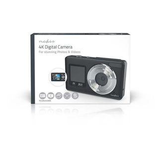 Nedis Digitale camera | Nedis (4K, 48 MP, 18x digitale zoom, 2x 2.5 inch scherm) PCAM2530BK K105005297 - 8