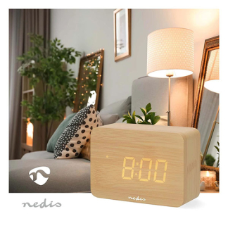 Nedis Digitale wekker | Nedis (3 alarmen, Datum, Thermometer, Hygrometer, LED scherm, Sluimerfunctie) CLDK2008BN K170511251 - 9