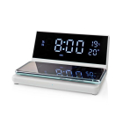 Nedis Digitale wekker | Nedis (Draadloze Qi oplader, Display, Wit) WCACQ20WT K170108308 - 5