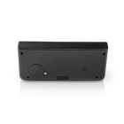 Nedis Digitale wekker | Nedis (Draadloze Qi oplader, Display, Zwart) WCACQ20BK K170108309 - 3