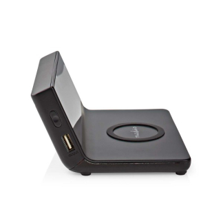Nedis Digitale wekker | Nedis (Draadloze Qi oplader, Display, Zwart) WCACQ20BK K170108309 - 4