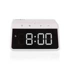 Nedis Digitale wekker | Nedis (Draadloze Qi oplader, Nachtlamp, Display, Wit) WCACQ30WT K170108310 - 2