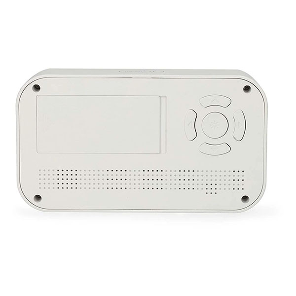 Nedis Digitale wekker | Nedis (Dubbel alarm, Datum, Thermometer, Hygrometer, LCD scherm, Sluimerfunctie, Wit) CLDK2005WT K170511250 - 3