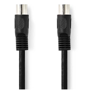 Nedis Din kabel | Nedis | 1 meter (Stereo, 5-pin, Zwart) CAGL20000BK10 CAGP20000BK10 N010305000 - 2