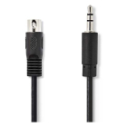 Nedis Din naar jack 3.5 mm kabel | Nedis | 2 meter (Stereo) CAGL20100BK20 CAGP20100BK20 N010305201