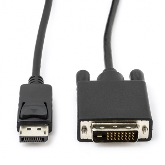 Nedis DisplayPort naar DVI kabel | Nedis | 1 meter (DVI-D, Full HD, 100% koper) CCGL37200BK10 CCGP37200BK10 N010403500 - 