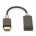 Nedis DisplayPort naar HDMI - Nedis - 0.2 meter (4K@60Hz) CCBP37150AT02 N010403307 Nedis DisplayPort naar HDMI - Nedis - 0.2 meter (4K@60Hz) CCBP37150AT02 N010403307