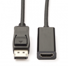 Nedis DisplayPort naar HDMI adapterkabel | Nedis | 0.2 meter (Full HD) CCGB37150BK02 CCGP37150BK02 N010403317