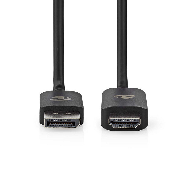Nedis DisplayPort naar HDMI kabel | Nedis | 1.8 meter (8K@30Hz) CCGL37108BK18 CCGP37108BK18 K010214296 - 1