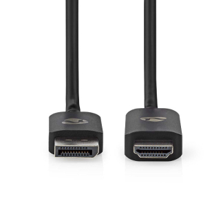 Nedis DisplayPort naar HDMI kabel | Nedis | 1.8 meter (8K@30Hz) CCGL37108BK18 CCGP37108BK18 K010214296 - 1
