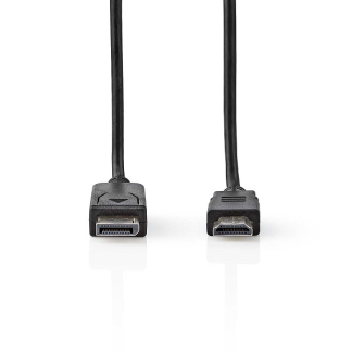 Nedis DisplayPort naar HDMI kabel | Nedis | 2 meter (4K@30Hz) CCGL37101BK20 K010403067 - 