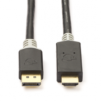 Nedis DisplayPort naar HDMI kabel - Nedis - 2 meter (4K@30Hz) CCBP37100AT20 CCBW37100AT20 N010403303 - 