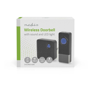 Nedis Draadloze deurbel | Nedis (Complete set, 1 ontvanger, 150 meter, 110 dB) DOORB310BK K170113738 - 7