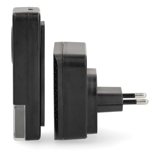 Nedis Draadloze deurbel | Nedis (Complete set, 3 Ontvangers, 150 meter, 110 dB) DOORB310BK3 K170113740 - 2