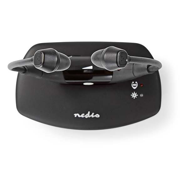 Nedis Draadloze oordopjes | Nedis (Radiogestuurd, 4.5 uur accu, 3.5 mm jack,  Zwart) HPRF010BK K070501191 - 4