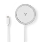 Nedis Draadloze oplader | Nedis (Snellader, Qi, 15W, Plat, met Standaard) WCHAQM250SI K170108313 - 2