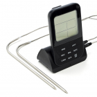 Nedis Draadloze vleesthermometer | Nedis (0 – 250℃,  Digitaal display, Timer, Alarm, Voorgeprogrammeerd) KATH107GY K170103222