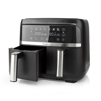 Nedis Dubbele airfryer | Nedis | 2 x 3.8 liter (2850W, Digitaal) KAAFD350EBK K170108172 - 