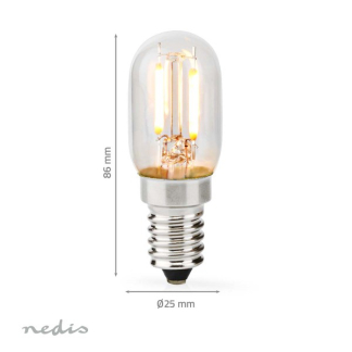 Nedis E14 Afzuigkaplamp | T25 | Nedis (2W, 250lm, 2700K) LBCHE14T25 K170203880 - 3