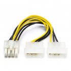 EPS naar Molex kabel | Nedis | 0.15 meter (2 x Molex)