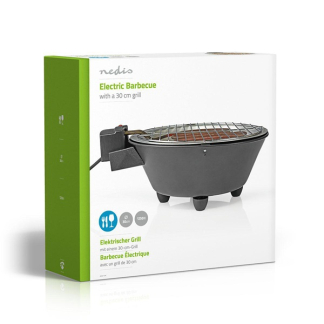 Nedis Elektrische BBQ | Nedis | Ø 30 cm (Zwart, Tafelbarbecue) BBQE112BK K170103215 - 3