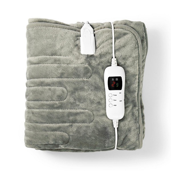 Elektrische deken Nedis | x 180 cm (9 Warmtestanden, Timer,