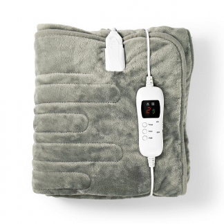 Nedis Elektrische deken | Nedis | 130 x 180 cm (9 Warmtestanden, Timer, Bovendeken) PEBL140CWT K170101202 - 1