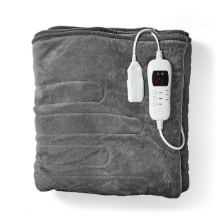 Nedis Elektrische deken | Nedis | 200 x 180 (9 warmtestanden, Timer, Bovendeken) PEBL150CGY K170101216 - 1