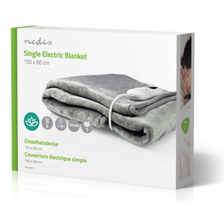 Nedis Elektrische deken | Nedis | 80 x 150 cm (9 warmtestanden, Timer, Onderdeken) PEBL130CWT1 K170101200 - 2