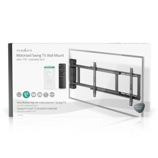 Nedis Elektrische tv beugel | Nedis | 32 tot 75 inch (Afstandsbestuurbaar, Max. 50 kg) TVWM5860BK K101501142 - 7