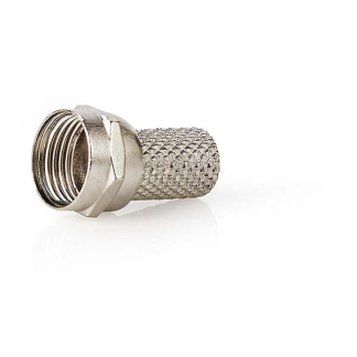 Nedis F-connector 6.4 mm plug - Nedis (Mannelijk, Metaal) CSVC41904ME N060302116 - 2