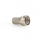 F-connector 7.0 mm plug - Nedis (Mannelijk, Metaal)