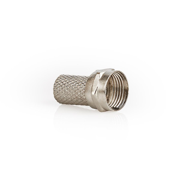 Nedis F-connector 7.5 mm plug - Nedis (Mannelijk, Metaal) CSVC41908ME N060302136 - 1