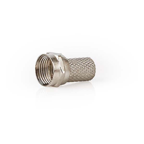 Nedis F-connector 7.5 mm plug - Nedis (Mannelijk, Metaal) CSVC41908ME N060302136 - 2
