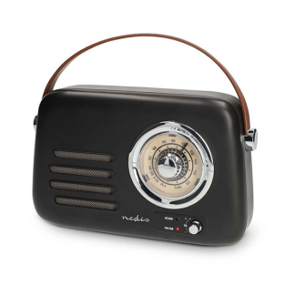 Nedis FM radio | Nedis (10W, Bluetooth, USB A, USB C, AUX, Zwart) RDFM2600BK K010803292